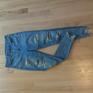 American Eagle Super High Rise Jegging, size 10 Next Level Stretch